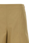 high-waisted cotton shorts