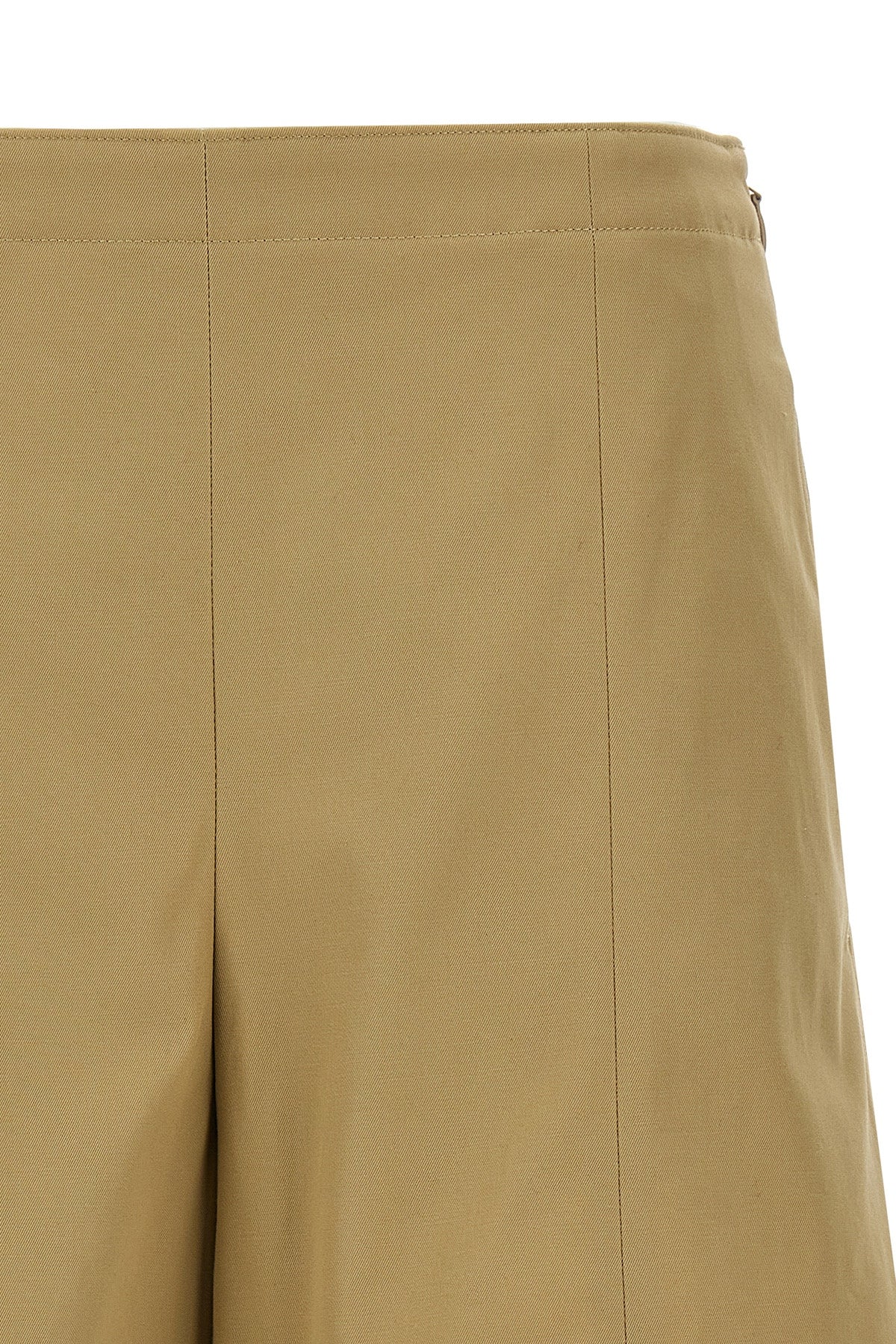 high-waisted cotton shorts
