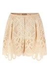 the elie saab shorts feature a tailored construction defined by structured volum