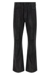 p026 rinsed foil boot used-effect garment-dyed cotton denim jeans