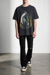 p026 lancer rip used-effect garment-dyed cotton denim jeans