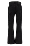 p026 lancer rip used-effect garment-dyed cotton denim jeans