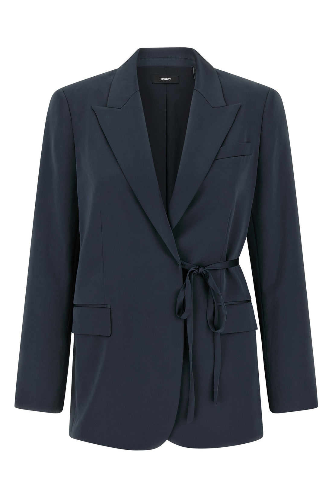 THEORY 8 city twill double-breasted blazer