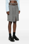 striped wool skirt