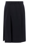 midi skirt in virgin wool