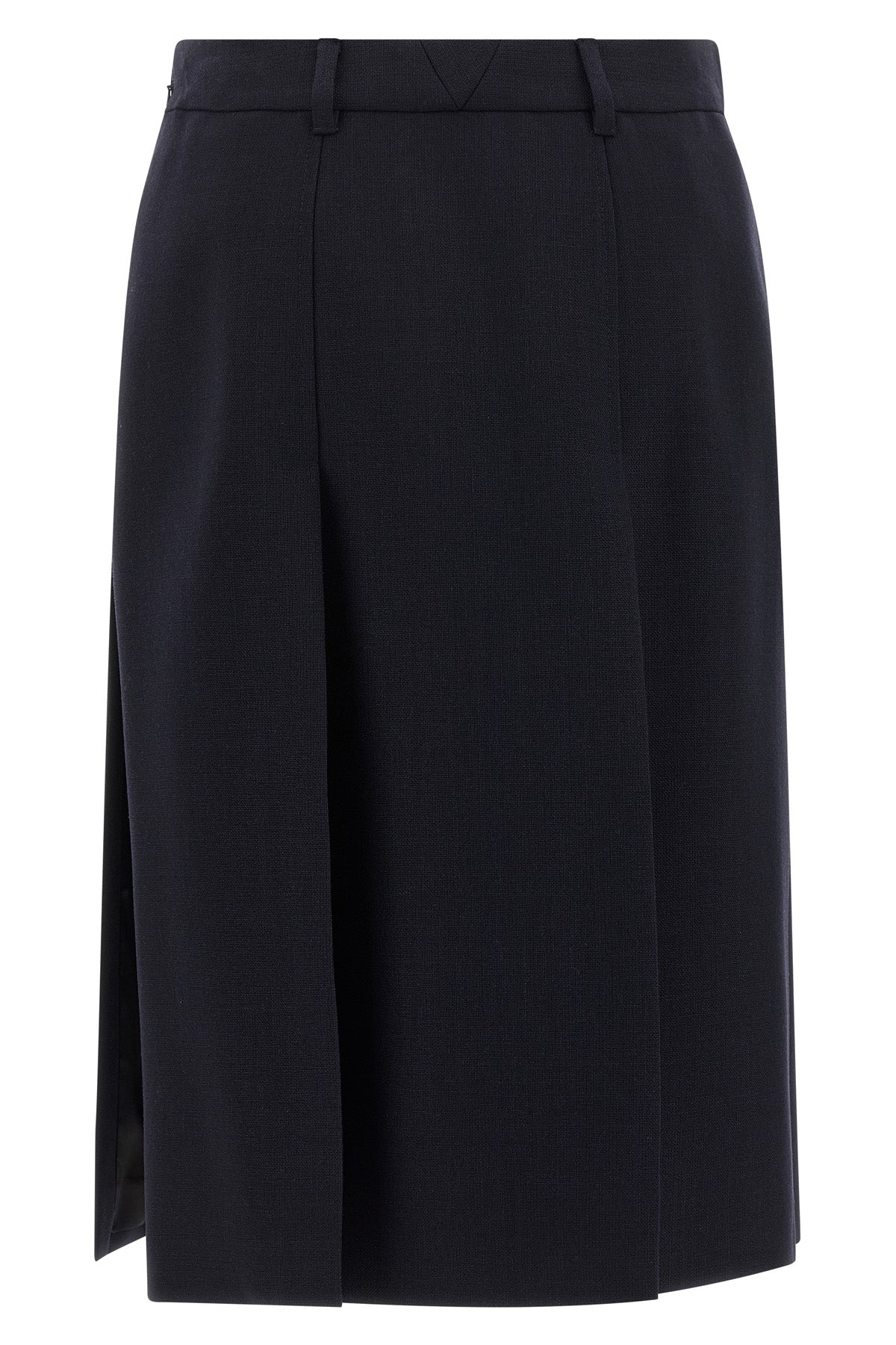 PRADA スカート Prada Midi Skirt In Virgin Wool | Modecraze – MODECRAZE