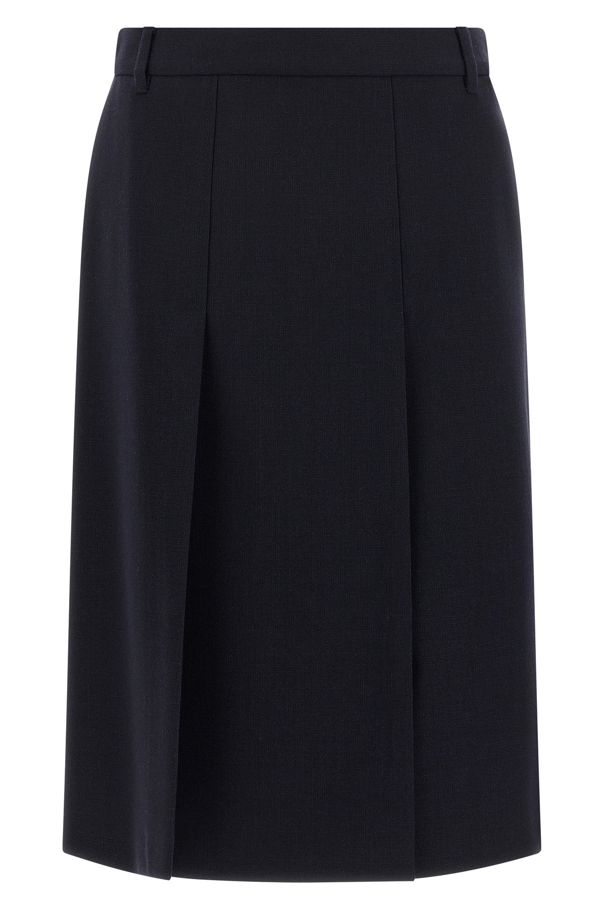midi skirt in virgin wool