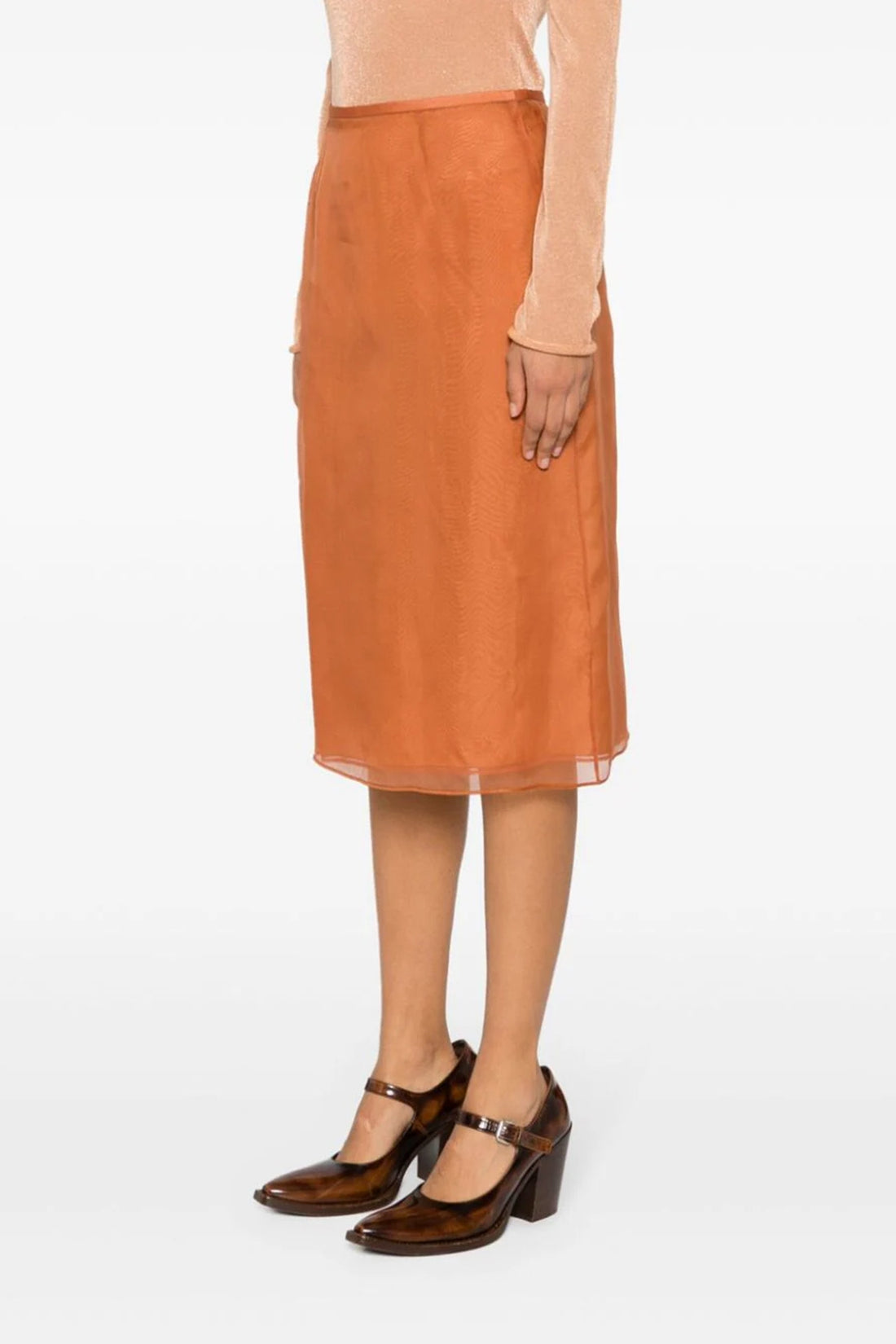PRADA 42 organza skirt