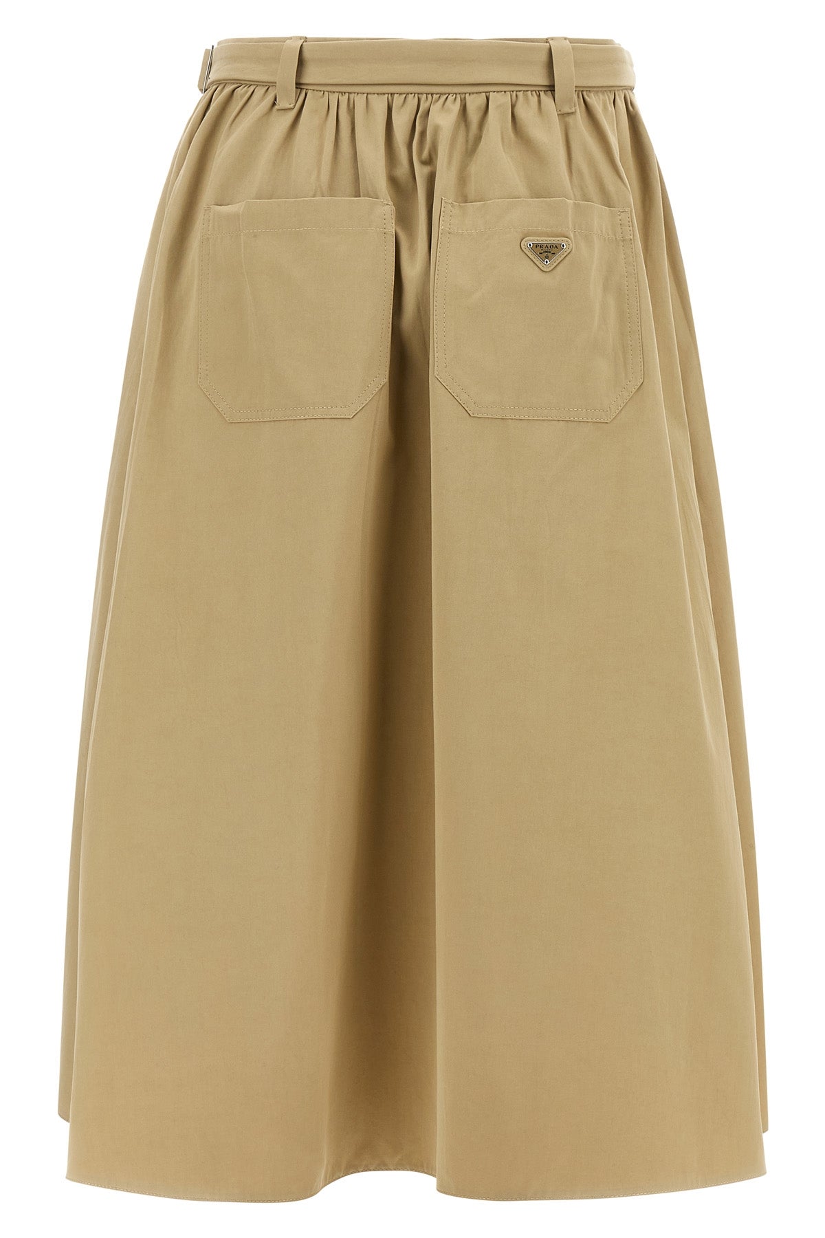 panama old cotton midi skirt