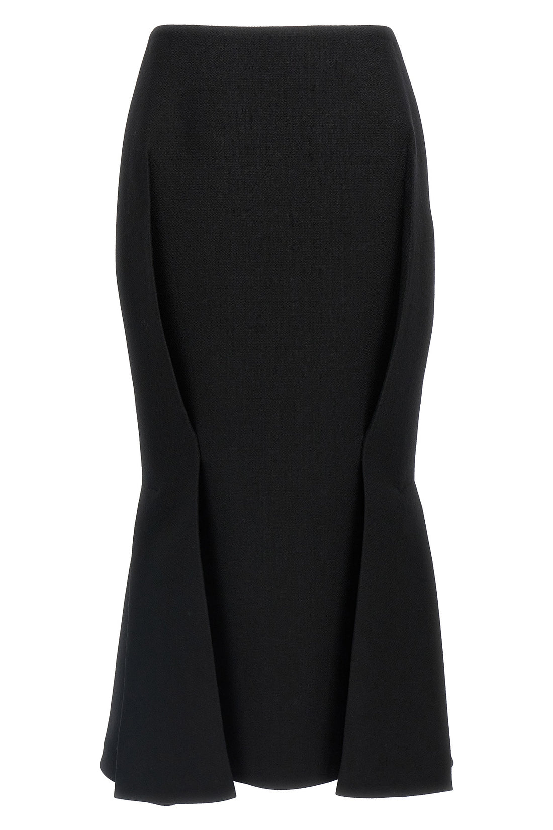 PRADA 40 stuoia old wool skirt
