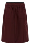 midi skirt in poplin