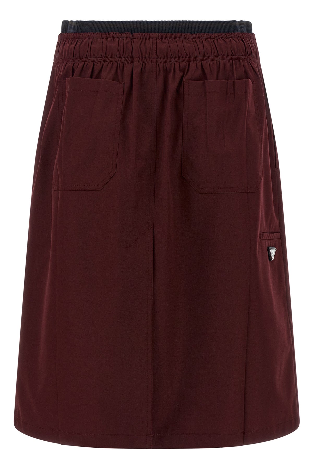 midi skirt in poplin