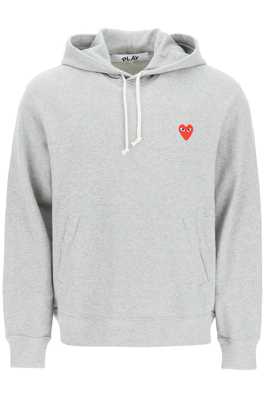 heart patch unisex hoodie