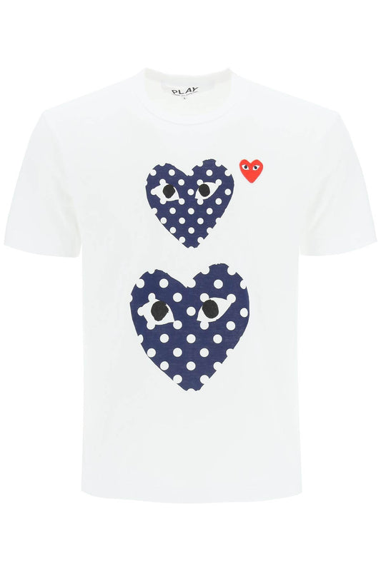 polka dot heart t-shirt