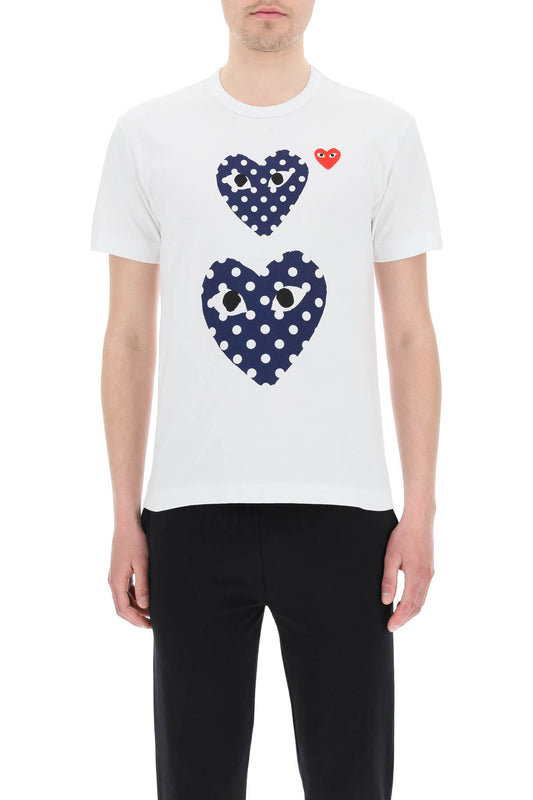 polka dot heart t-shirt