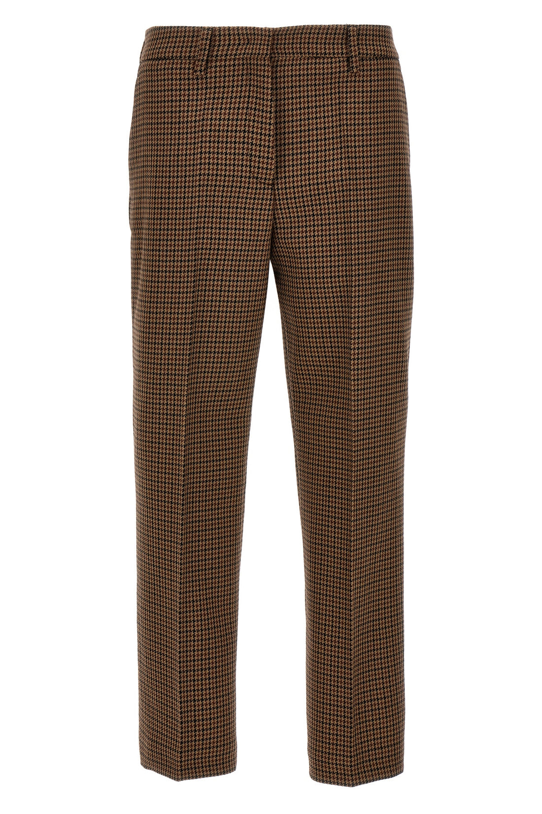 PRADA 46 houndstooth wool pants