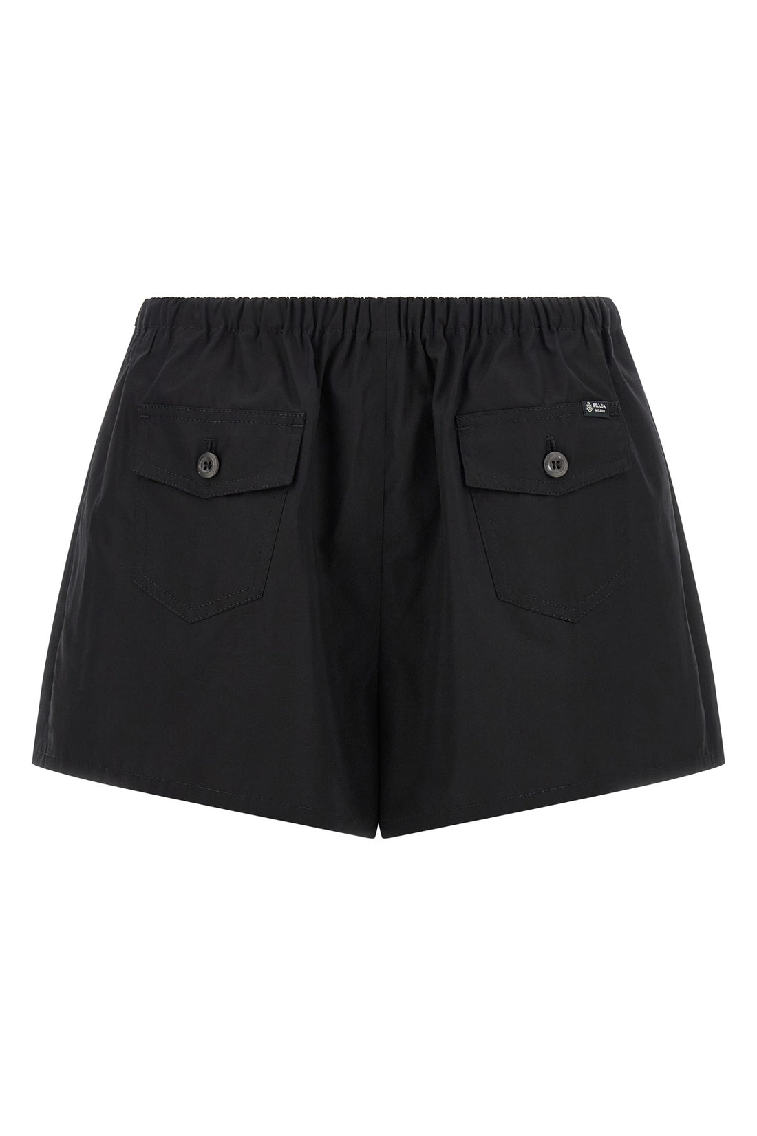 PRADA 38 cotton poplin shorts