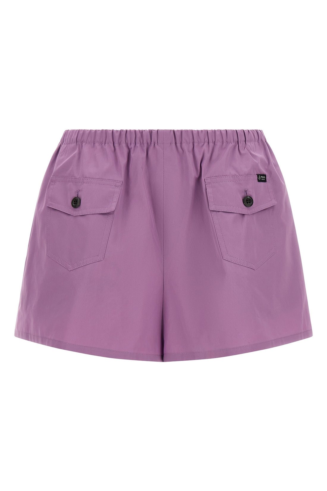 PRADA 38 cotton poplin shorts