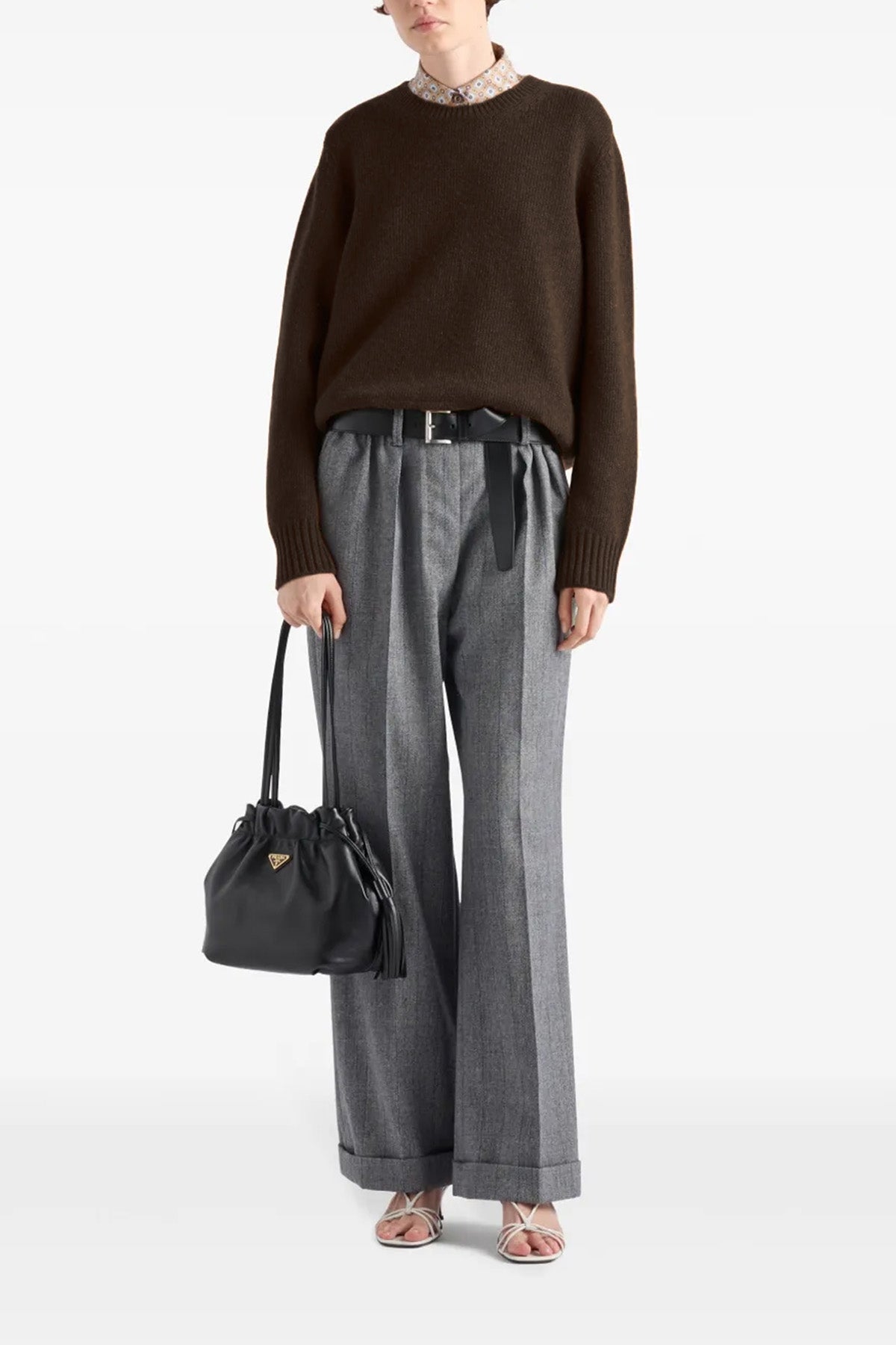 virgin wool and cashmere sweater
