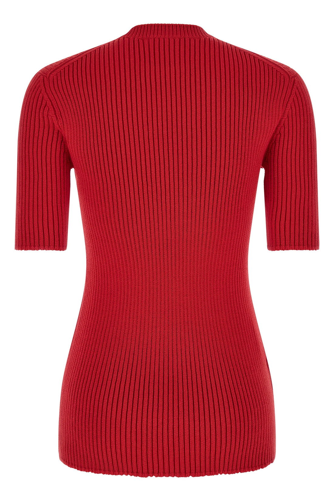 PRADA 40 the prada pure virgin wool sweater is distinguished by a ribbed workmanship that
