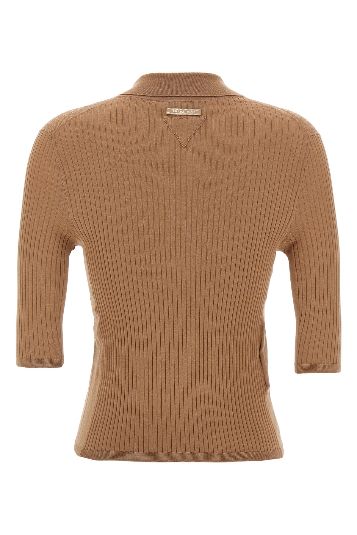 cotton knit polo shirt