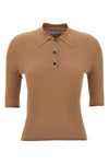 cotton knit polo shirt