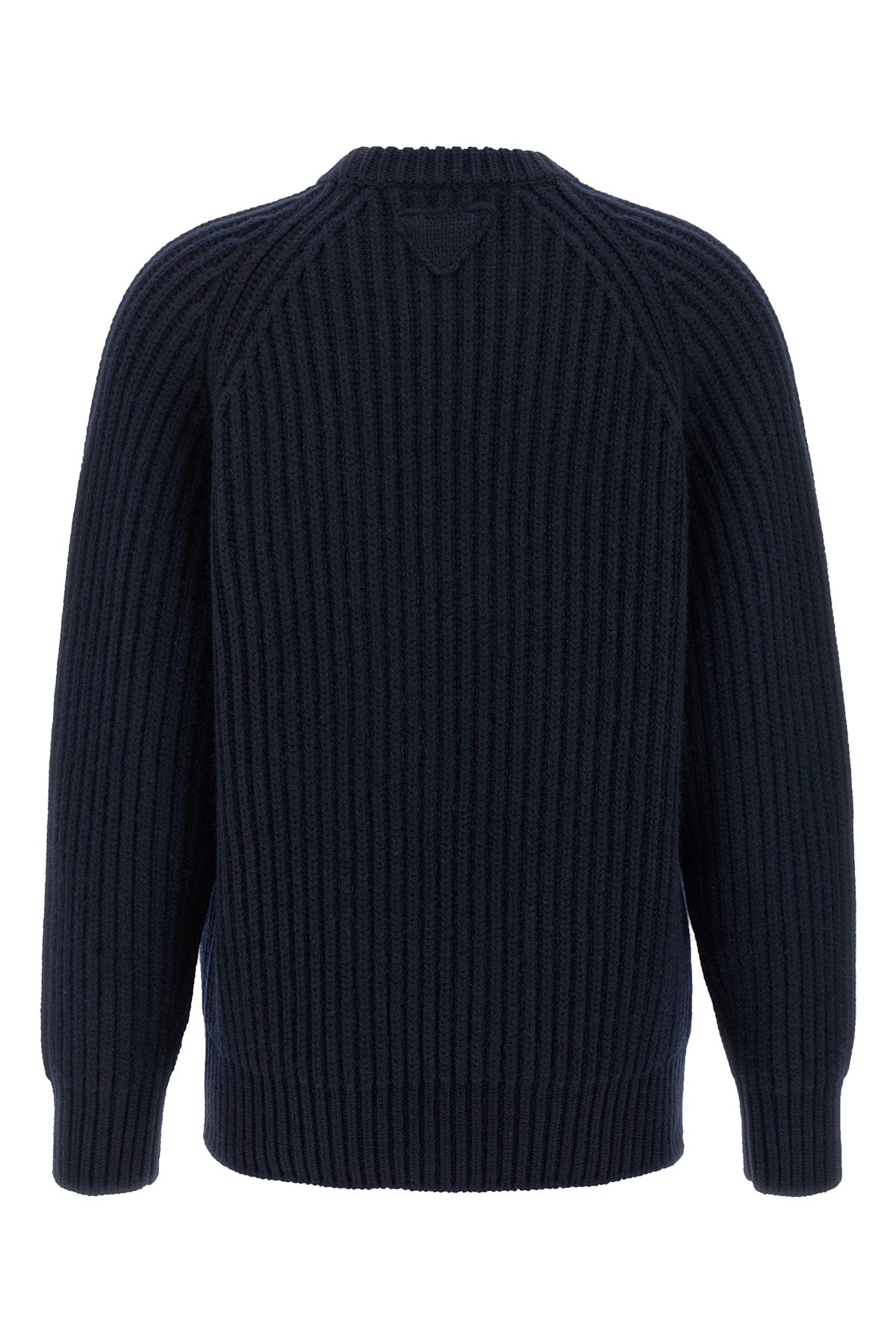 virgin wool and cashmere ribbed sweater