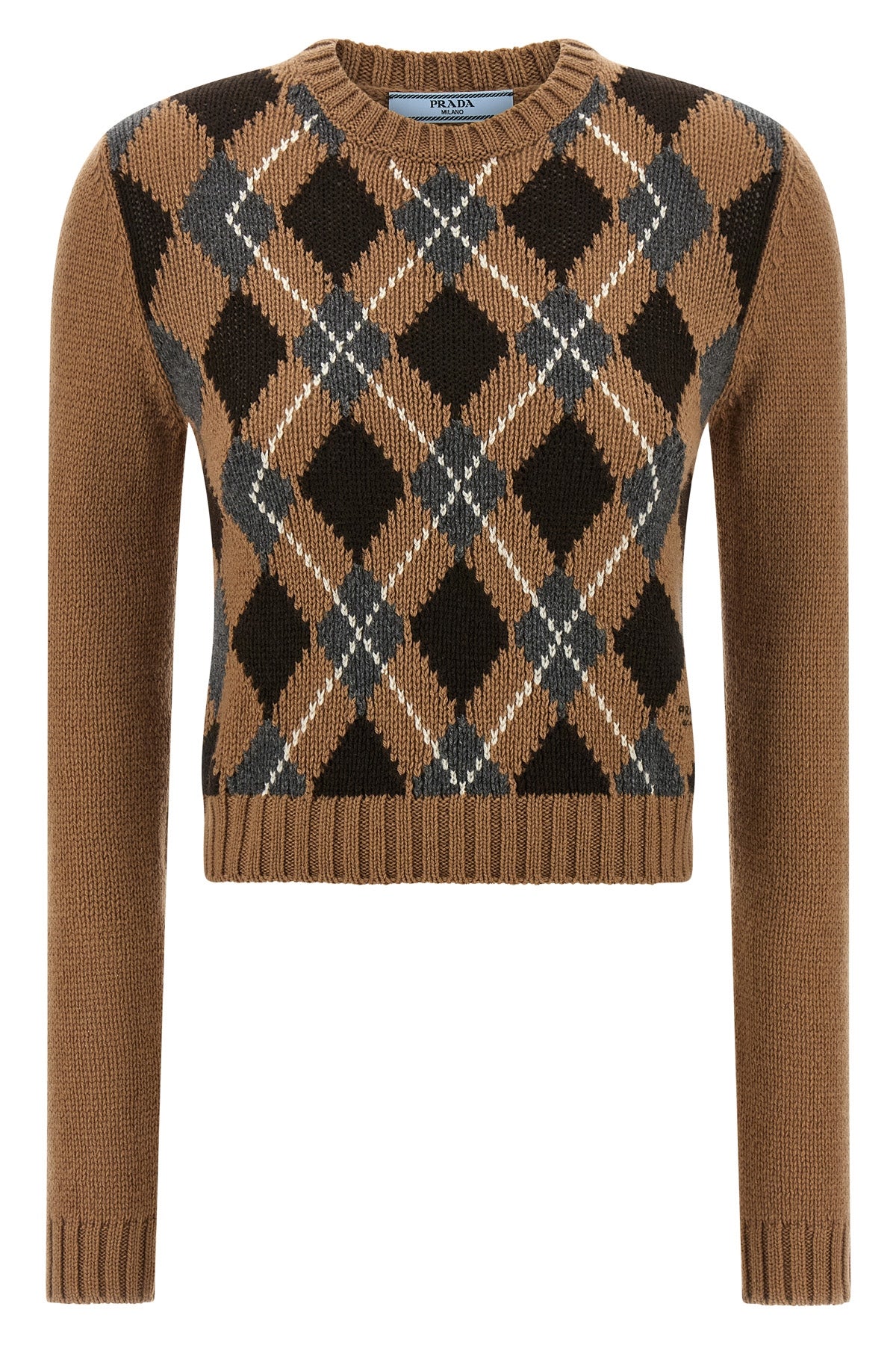 argyle cashmere sweater