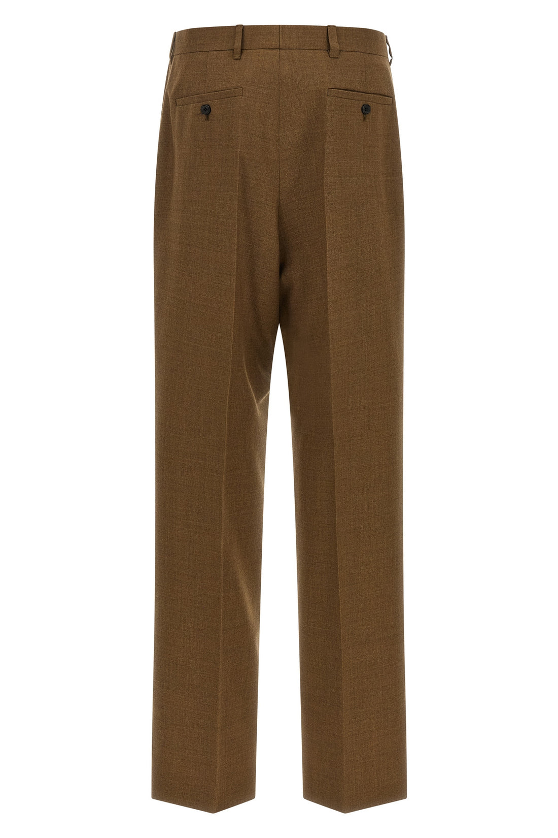 PRADA 36 prada trousers in pure virgin wool are distinguished by impeccable tailoring and