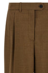 prada trousers in pure virgin wool are distinguished by impeccable tailoring and