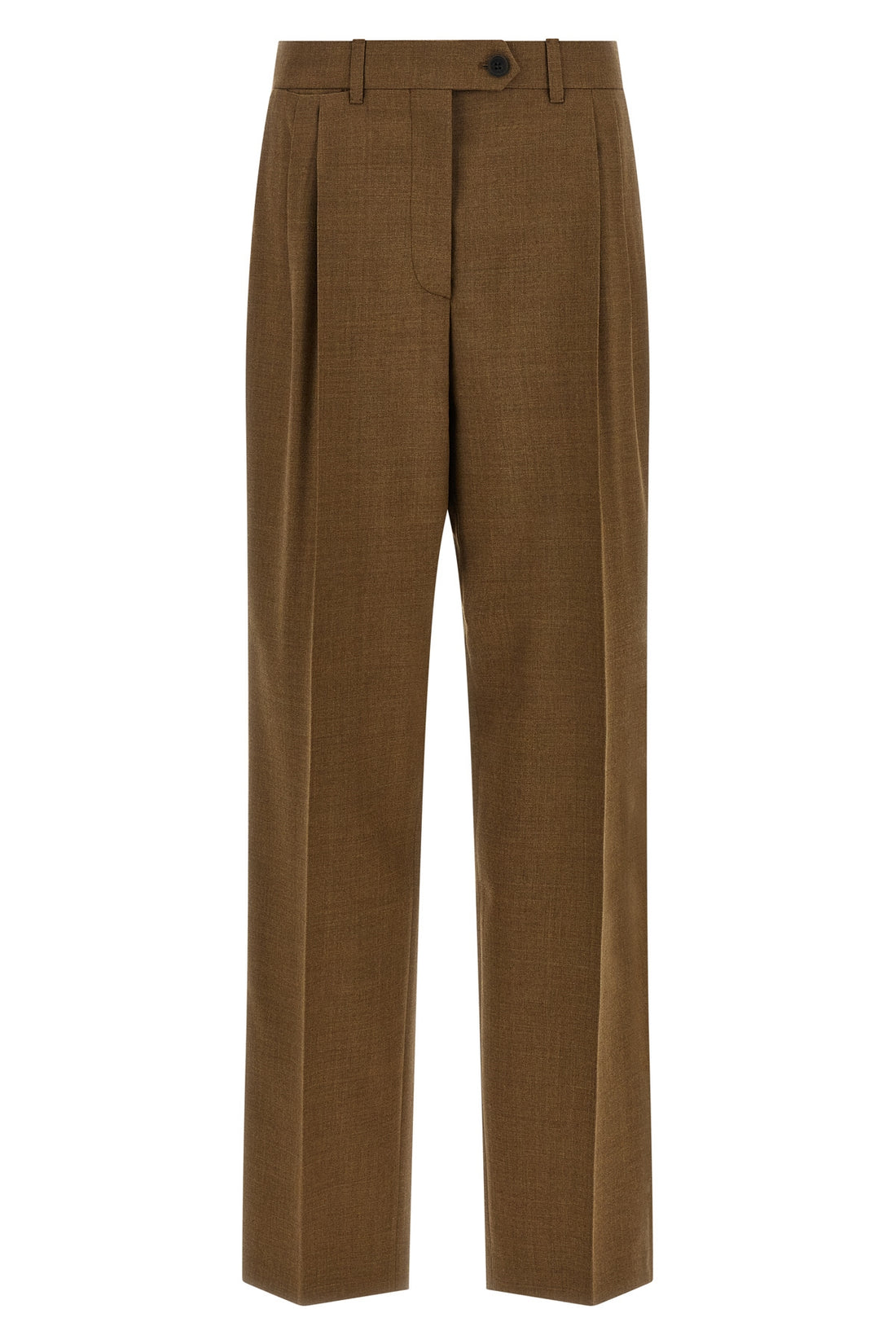 PRADA 36 prada trousers in pure virgin wool are distinguished by impeccable tailoring and