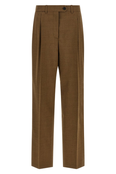 prada trousers in pure virgin wool are distinguished by impeccable tailoring and