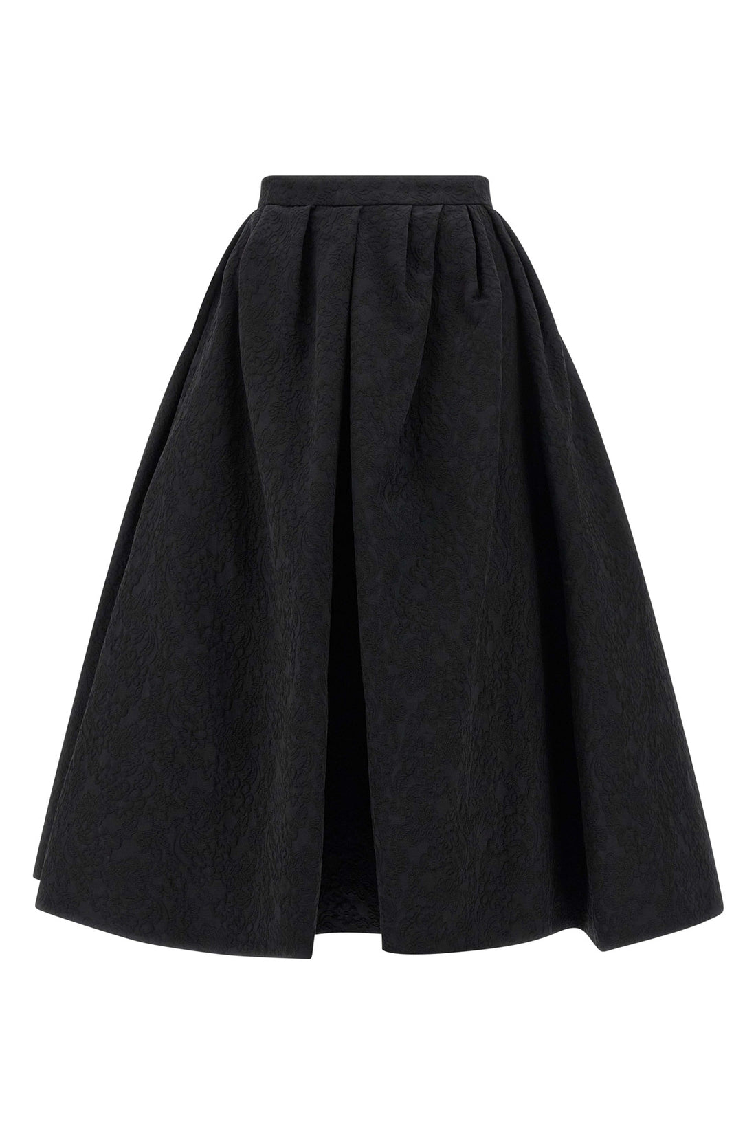 CAROLINA HERRERA 4 full cotton jacquard midi skirt