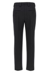melange virgin wool trousers