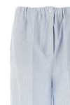 striped cotton poplin pants