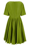 the prada cotton chino dress redefines the codes of everyday elegance through a