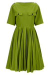 the prada cotton chino dress redefines the codes of everyday elegance through a