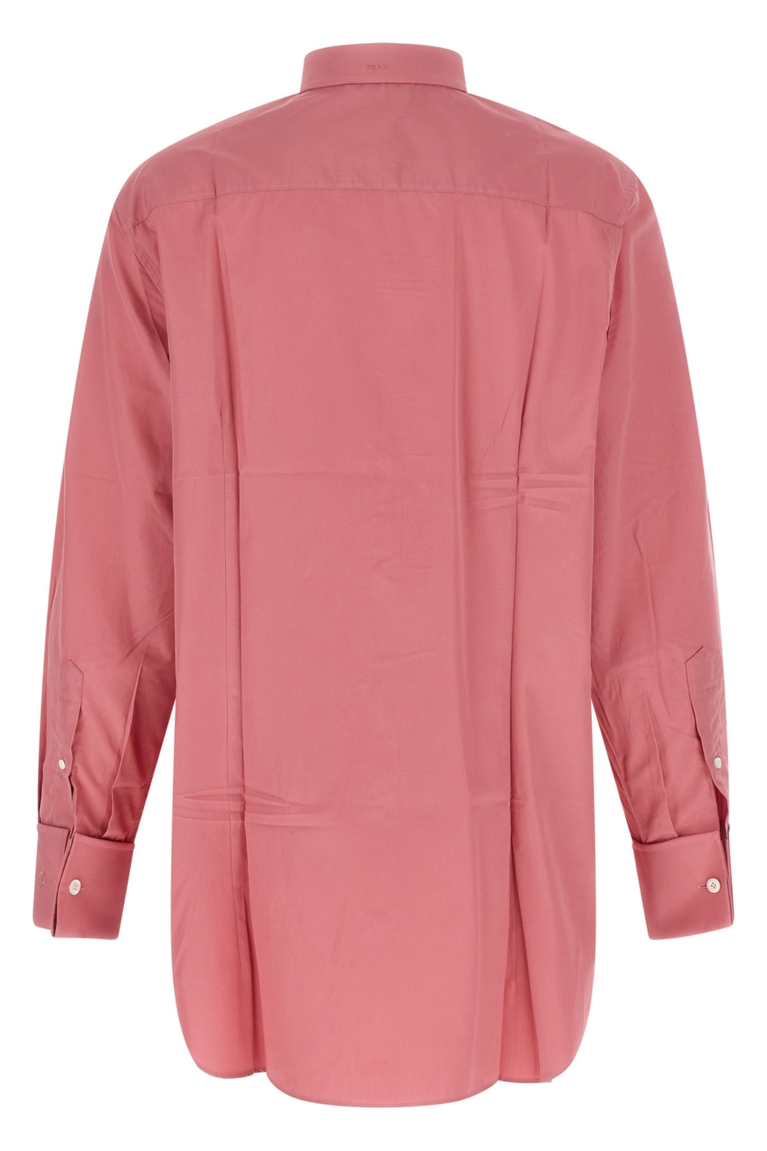 PRADA 36 the prada cotton poplin shirt redefines the codes of classic tailoring through r