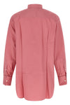 the prada cotton poplin shirt redefines the codes of classic tailoring through r