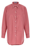 the prada cotton poplin shirt redefines the codes of classic tailoring through r