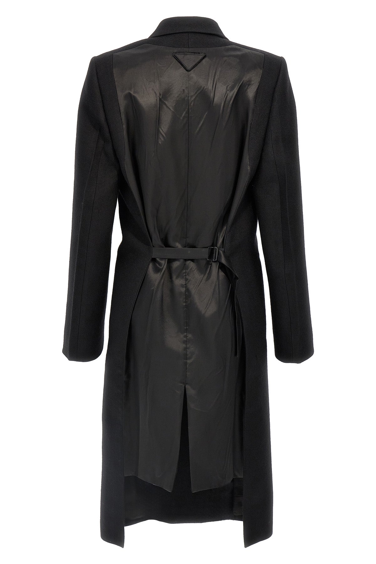 double-breasted wool coat