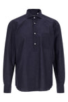 porto cotton and linen blend blouse