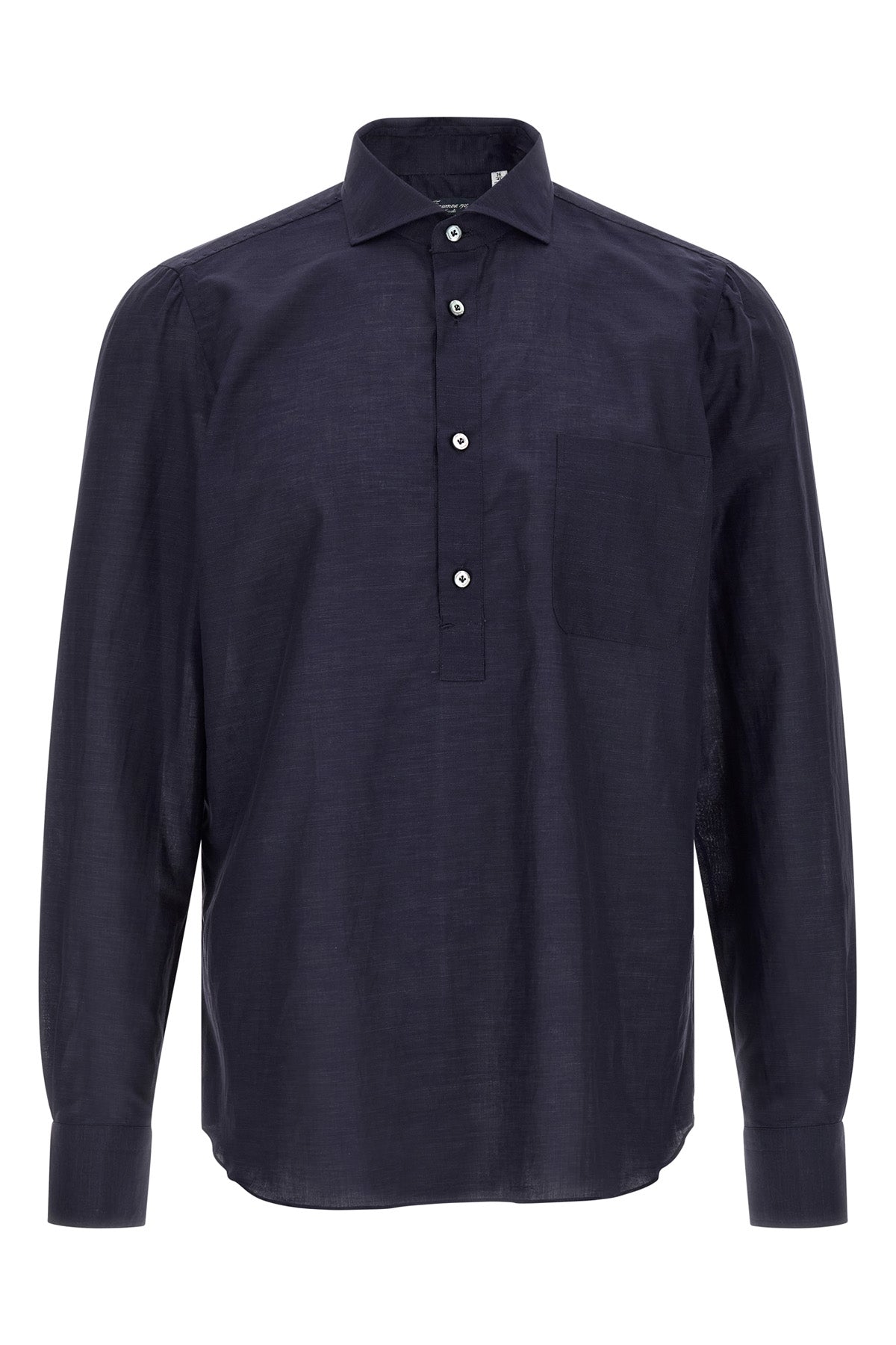 porto cotton and linen blend blouse