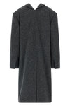 shetland wool single-breasted coat
