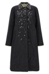 the prada 2-in-1 coat features a tailored construction