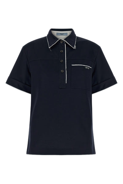scotland thread cotton polo shirt