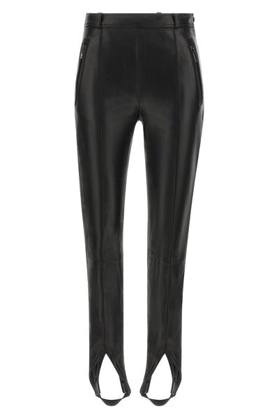 balmains fuseau leggings redefine urban elegance through impeccable tailoring