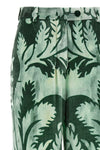arche all-over floral print chenille pants