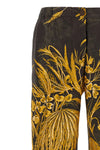etere 6° pants in all-over floral print silk twill