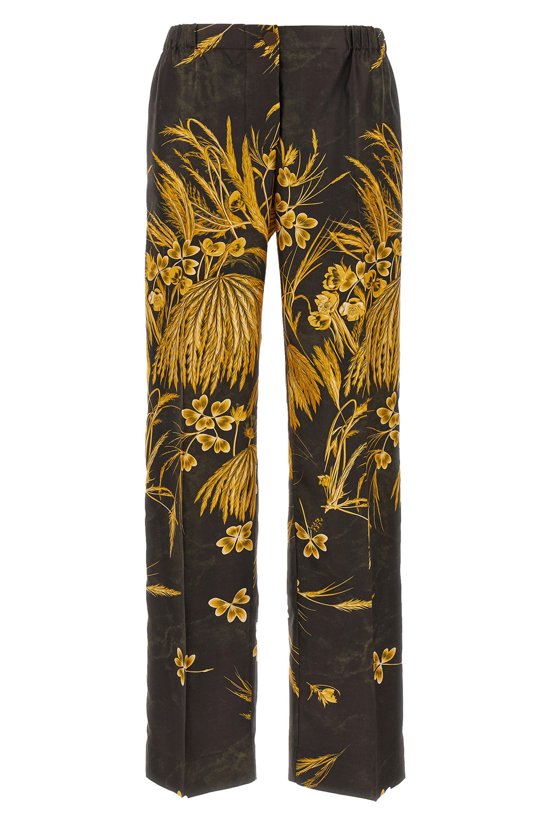 F.R.S. - FOR RESTLESS SLEEPERS L etere 6° pants in all-over floral print silk twill